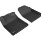 3D MAXpider 2018-2020 Hyundai Elantra GT Kagu 1st Row Floormat - Black L1HY08111509