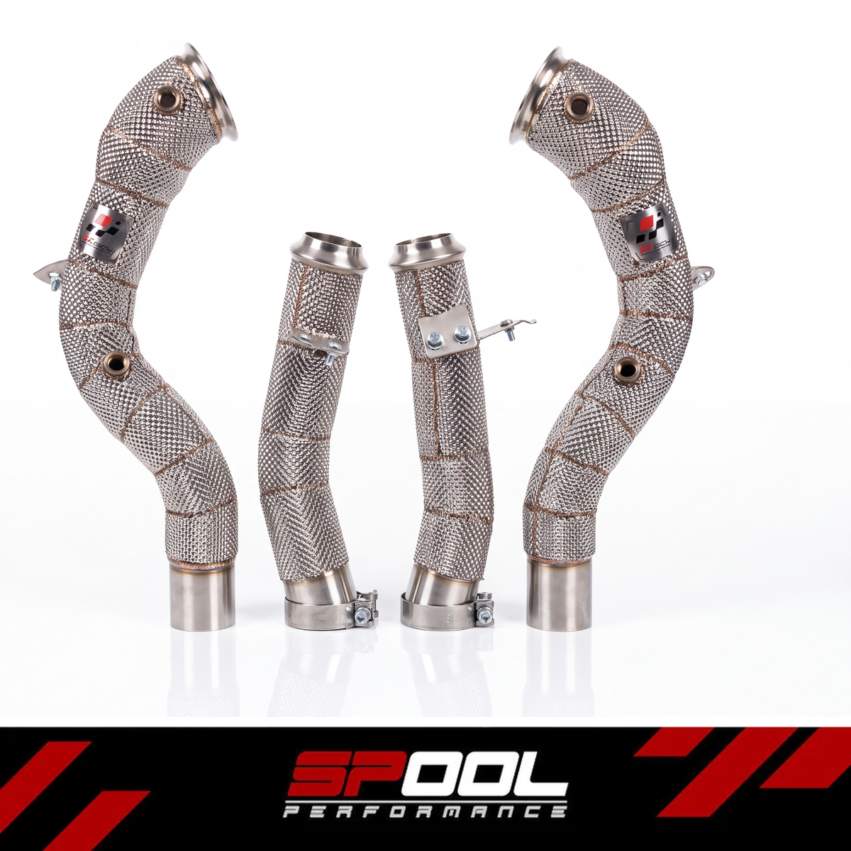 SPOOL Mercedes GT63 S E Performance C192 Race Downpipes (2025+ AMG)