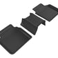 3D MAXpider 2016-2020 BMW 7 Series Kagu 2nd Row Floormats - Black L1BM07621509