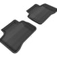 3D MAXpider 20092015 Mercedes-Benz GLK-Class X204 Kagu 2nd Row Floormats - Black L1MB05121509