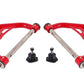BMR Suspension BMR 70-81 Chevrolet Camaro A-Arms Upper Non-Adjustable Delrin Std Ball Joint - Red AAU321R