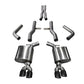 Corsa Performance 15-17 Dodge Challenger Hellcat Dual Rear Exit Extreme Exhaust w/ 3.5in