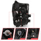 ANZO 11-16 Ford F-250/F-350/F-450 Projector Headlights w/ Plank Style Switchback Chrome w/Amber 111407
