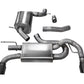 Corsa 10-14 Volkswagen GTI Mk6 Black Touring 3.0in Cat-Back Dual Rear Exit Polished Pro-Series Tips 14491BLK