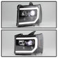 Spyder GMC Sierra 1500/2500/3500 07-13 Denali 08-13 LED Headlights Blk PRO-YD-GS07V2PL-BK 5087522