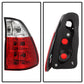Spyder BMW E53 X5 00-06 4PCS Euro Style Tail Lights- Red Clear ALT-YD-BE5300-RC 5000835