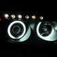 Anzo 2005-2010 Scion Tc Projector Headlights w/ Halo Black (CCFL)