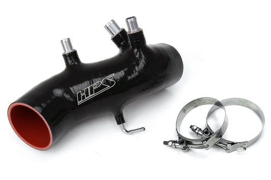 HPS Performance HPS Silicone Air Intake Kit Post MAF Hose 1986-1992 Toyota Supra 7MGTE Turbo, Black, 87-17882-BLK