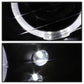 SPYDER xTune Chevy Silverado 1500/2500 99-02 Bumper Projector Headlights - LED - Black PRO-JH-CSIL99-SET-BK 9036781
