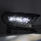 AlphaRex 19-21 Ford Ranger NOVA LED Proj Headlights Plank Style Black w/Activ Light/Seq Signal/DRL 880124 *Discontinued