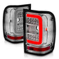 ANZO 2001-2011 Ford  Ranger LED Tail Lights w/ Light Bar Chrome Housing Clear Lens 311392