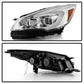 SPYDER xTune 13-16 Ford Escape 13-16 LED Light Bar Halogen Proj Headlights - Chrome (PRO-JH-FESCA13-LB-C) 9042928