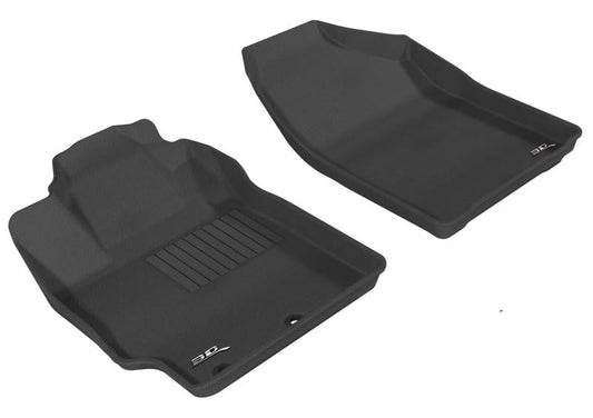 3D MAXpider 2012-2015 Toyota Prius C Kagu 1st Row Floormat - Gray L1TY09511501