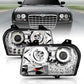 Anzo 2005-2010 Chrysler 300 Projector Headlights w/ Halo Chrome