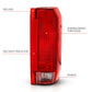 ANZO 1992-1996 Ford Bronco Taillight Red/Clear Lens (OE Replacement) 311306