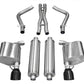 Corsa 11-13 Chrysler 300 R/T 5.7L V8 Black Sport Cat-Back Exhaust 14535BLK