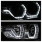 Spyder 12-14 BMW F30 3 Series 4DR Projector Headlights - LED DRL - Smoke (PRO-YD-BMWF3012-DRL-SM) 5084361