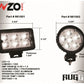 Anzo 4.5in Round High Power LED Fog Light