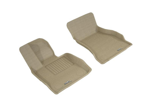 3D MAXpider 2018-2019 BMW 6 Series Gran Turismo Kagu 1st Row Floormat - Tan L1BM09111502