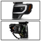 Spyder Ford F150 09-14 Halogen Light Bar Projector Headlights Black PRO-YD-FF15009PL-SEQ-BK 5087560