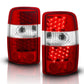 Anzo 2000-2006 Chevrolet Suburban LED Taillights Red/Clear