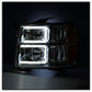SPYDER Xtune Chevy Silverado 1500/2500/3500 07-13 Halo Projector Headlights Chrome PRO-JH-CS07-LED-C 9027802