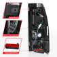 ANZO 2003-2006 Chevy Silverado 1500 LED Taillights Plank Style Black w/Clear Lens 311333