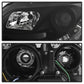Spyder Audi A4 06-08 Projector Headlights Halogen Model Only - DRL Black PRO-YD-AA405-DRL-BK 5008572