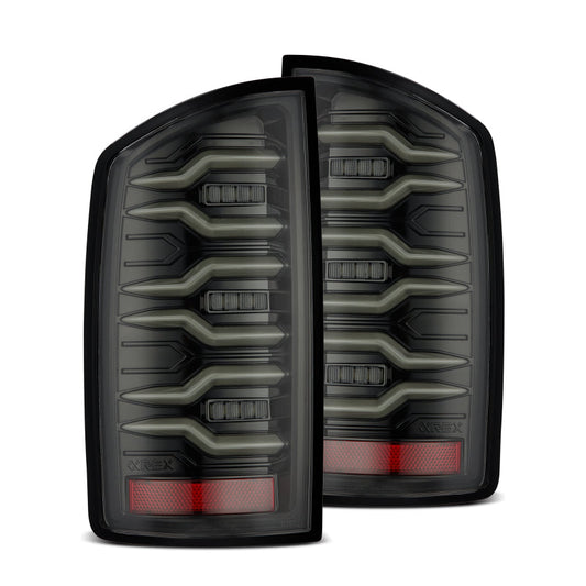AlphaRex 02-06 Dodge Ram1500/03-06 Dodge Ram 2500/3500 Truck LUXX-Series LED Tail Lights Alpha-Black 641020 *Discontinued