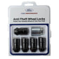 Ford Racing 2023+ Ford Bronco Raptor  M14 x 1.5 Black Security Lug Nut Kit - Set of 5 M-1A043-A5