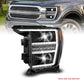 ANZO 21-23 Ford F150 LED Projector Headlight w/Switchback+Sequential - Black (Driver Side Only) 111594-L