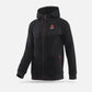 Akrapovic Mens Corpo Zip Hoodie Black - Large 802057