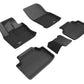 3D MAXpider 19-23 Volkswagen Taos Kagu Floor Mat- Black R1 R2 L1VW09701509