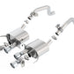 Borla 2014 Chevrolet Corvette C7 6.2L 8cyl ATAK Exhaust w/ NPP Dual Mode (rear section only) 11875