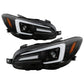 Spyder Subaru Impreza WRX 15-20 Halogen High-Power LED Headlights- Black PRO-YD-SWRX15HALAP-SBSEQ-BK 5088093
