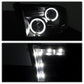 Spyder Dodge Ram 1500 09-14 Projector Headlights Halogen- LED Halo LED - Blk Smke PRO-YD-DR09-HL-BSM 5078407