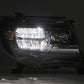 AlphaRex 05-11 Toyota Tacoma LUXX Crystal Headlights Plank Style Chrome w/Activation Light/DRL 880734 *Discontinued