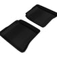 3D MAXpider 2007-2013 Mercedes-Benz S-Class W221 Kagu 2nd Row Floormats - Black L1MB00621509