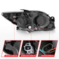 Anzo 2005-2010 Scion Tc Projector Headlights w/ Halo Black (CCFL)