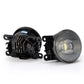 AlphaRex Universal Acura/Ford/Honda/Subaru/Nissan DoubleTap Dual Color LED Proj Fog Lights - Wt/Ambr 210002 *Discontinued