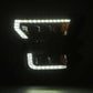 AlphaRex 17-20 Ford Raptor NOVA LED Proj Headlights Plank Style Alpha Black w/Activ Light/Seq Signal 880163 *Discontinued