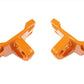 Ford Racing 2021+ Bronco Front Bumper Tow Hooks - Orange (Pair) M-18954-BO