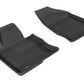3D MAXpider 2012-2017 Hyundai Azera Kagu 1st Row Floormat - Black L1HY02611509