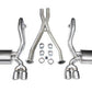 Corsa Performance 97-04 Chevrolet Corvette C5 Z06 5.7L V8 Polished Xtreme Cat-Back + XO