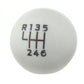 Ford Racing 15-19 Ford Mustang EcoBoost / GT w/ 6-Speed Manual Transmission Bullitt White Shift Knob M-7213-M8B