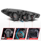 ANZO 2014-2016 Kia Forte Projector Headlights w/ Light Bar Chrome Housing 121561