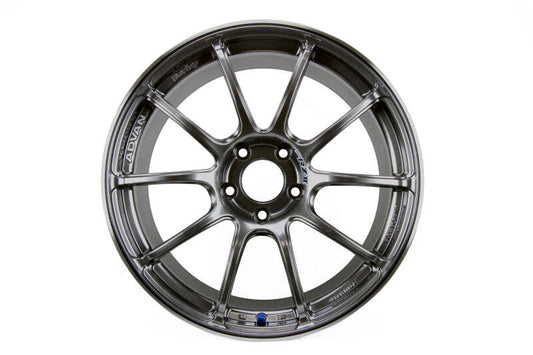 Advan RZII 18X9.0 +63 5-114.3 Racing Wheel - Hyper Black & Ring Wheel YAZ8I63EHB