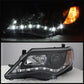 Spyder Toyota Camry 12-14 Projector Headlights DRL Blk High 9005 (Not Included PRO-YD-TCAM12-DRL-BK 5072658