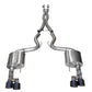 Corsa 18-19 Ford Mustang 5.0L V8 3in Sport Cat-Back Dual Rear Exit w/ 4in Black PVD Pro-Series Tips 21042BLK