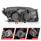 Anzo 2006-2008 Toyota Rav4 Projector Headlights w/ Halo Chrome (CCFL)